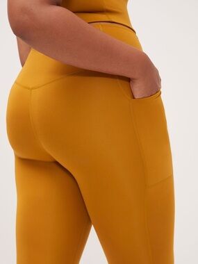 girlfriend collective saddle High-Rise Pocket Leggings